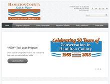 Tablet Screenshot of hamiltonswcd.org